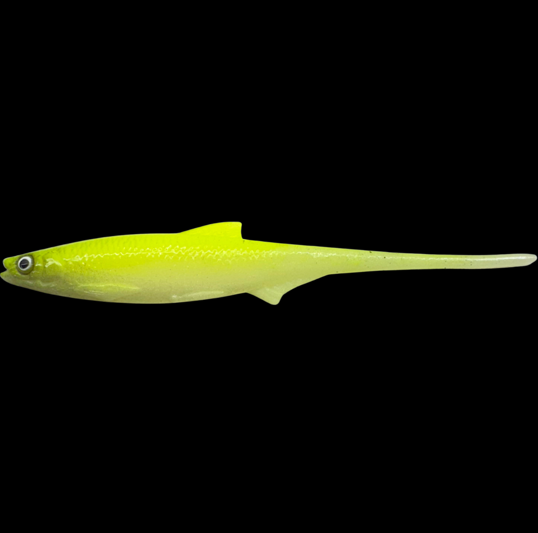 Evä Baits Bleak Spike Tail Jigi 15cm | White Yellow