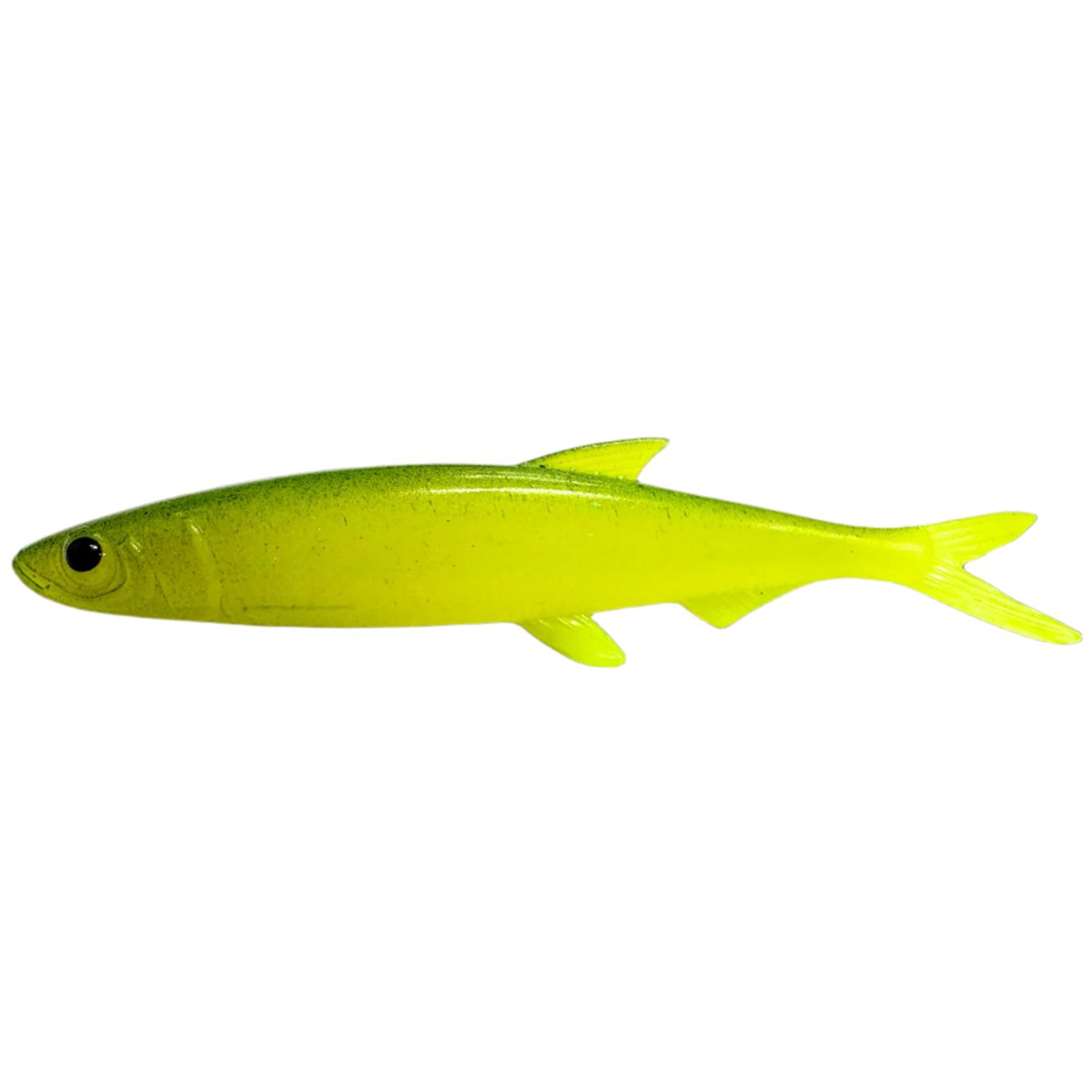 Evä Baits Real Fish Tail Jigi 10cm | Chartreuse Green 1kpl