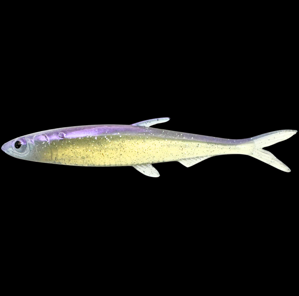 Evä Baits Real Fish Tail Jigi 10cm 1kpl | Glitter Purple