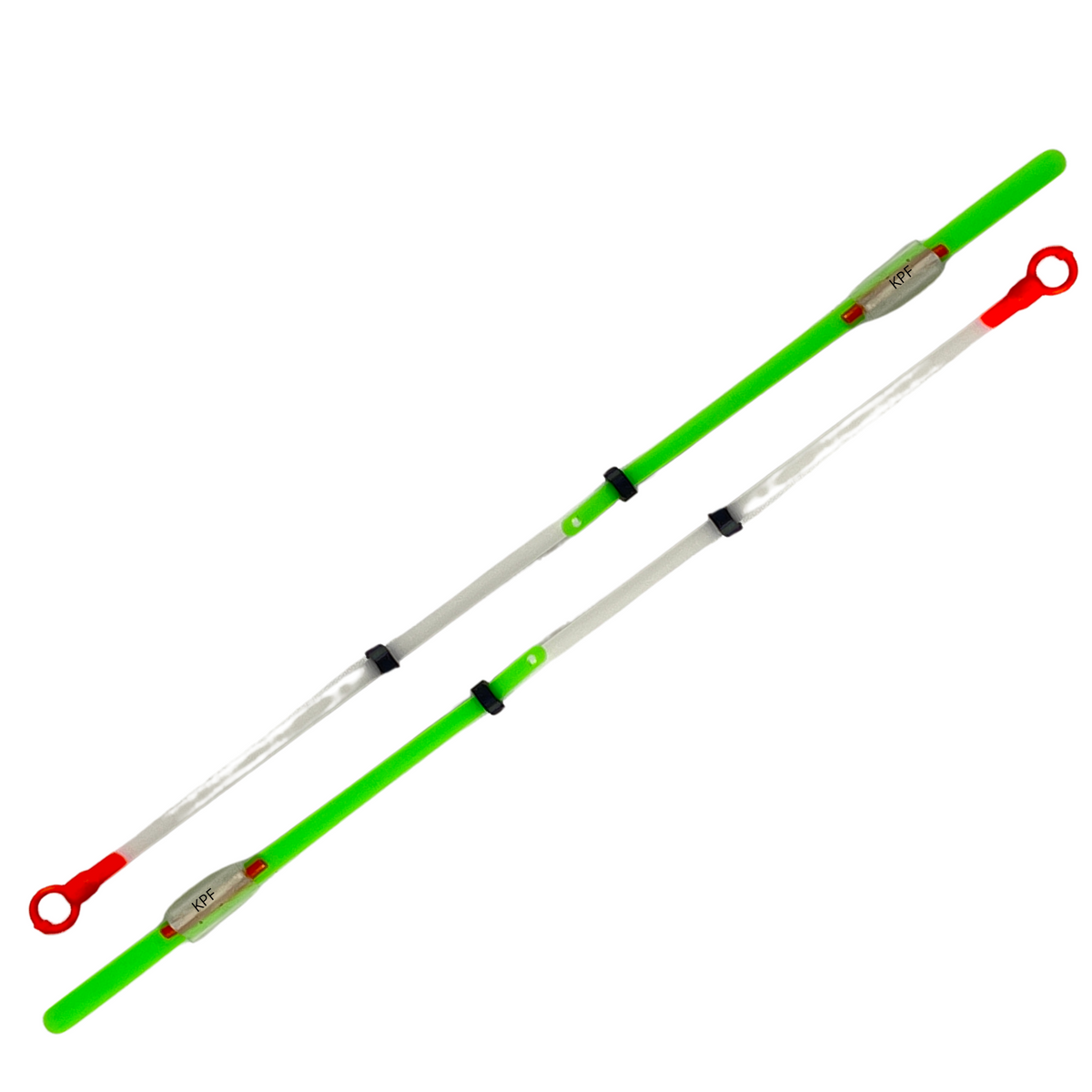 KPF Pilkkivavan filmikärki 0.4g-1.3g 120mm 2kpl | Vihreä-Valko-Oranssi