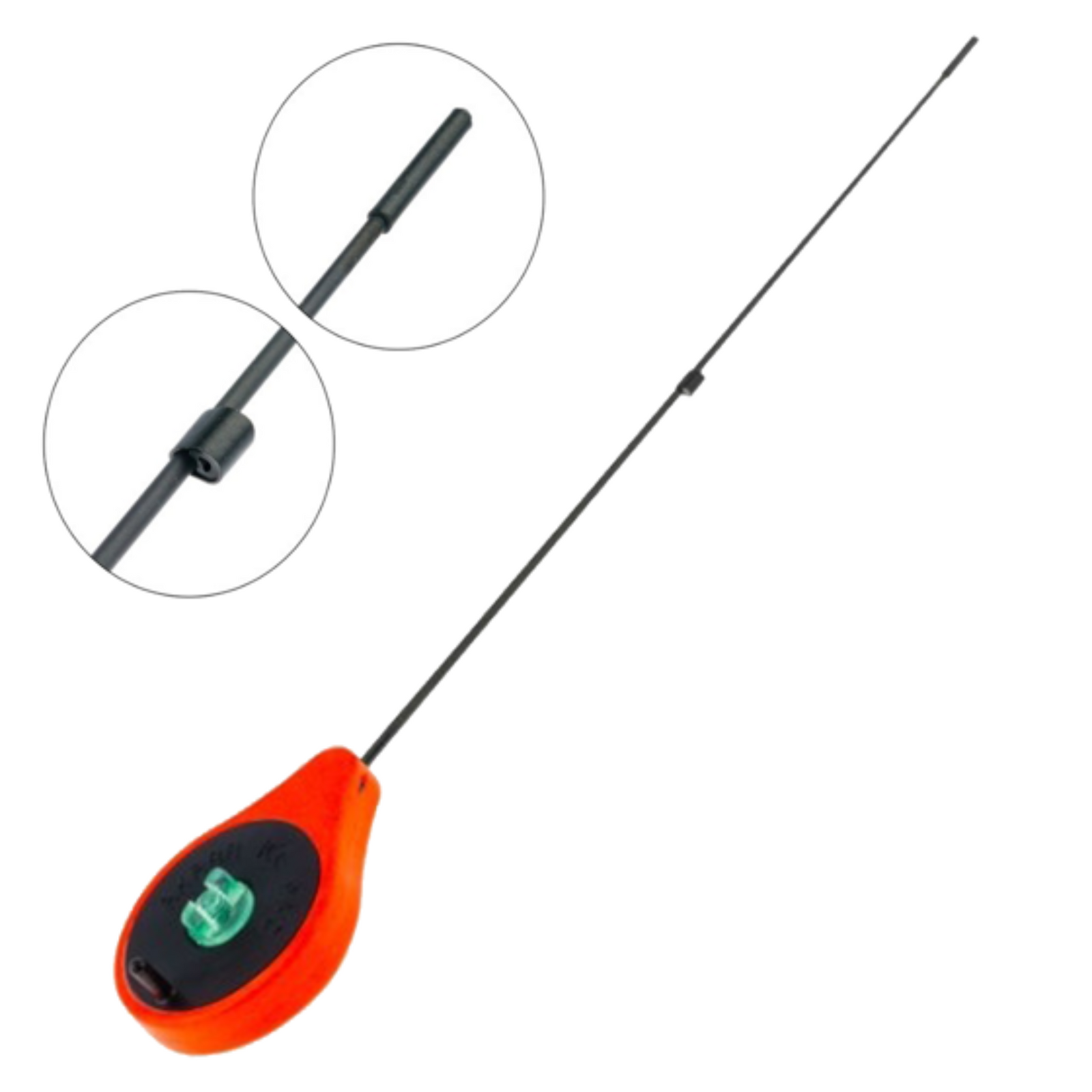 Finnex Sport "Morri" Pilkkivapa Hiilikuitukärki 260mm | Fluorioranssi