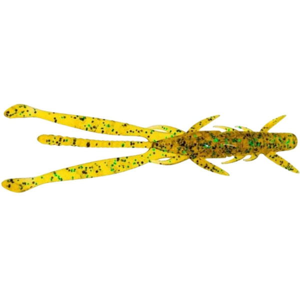FishUp Shrimp Jigi 3" 9kpl | Caramel/Green & Black