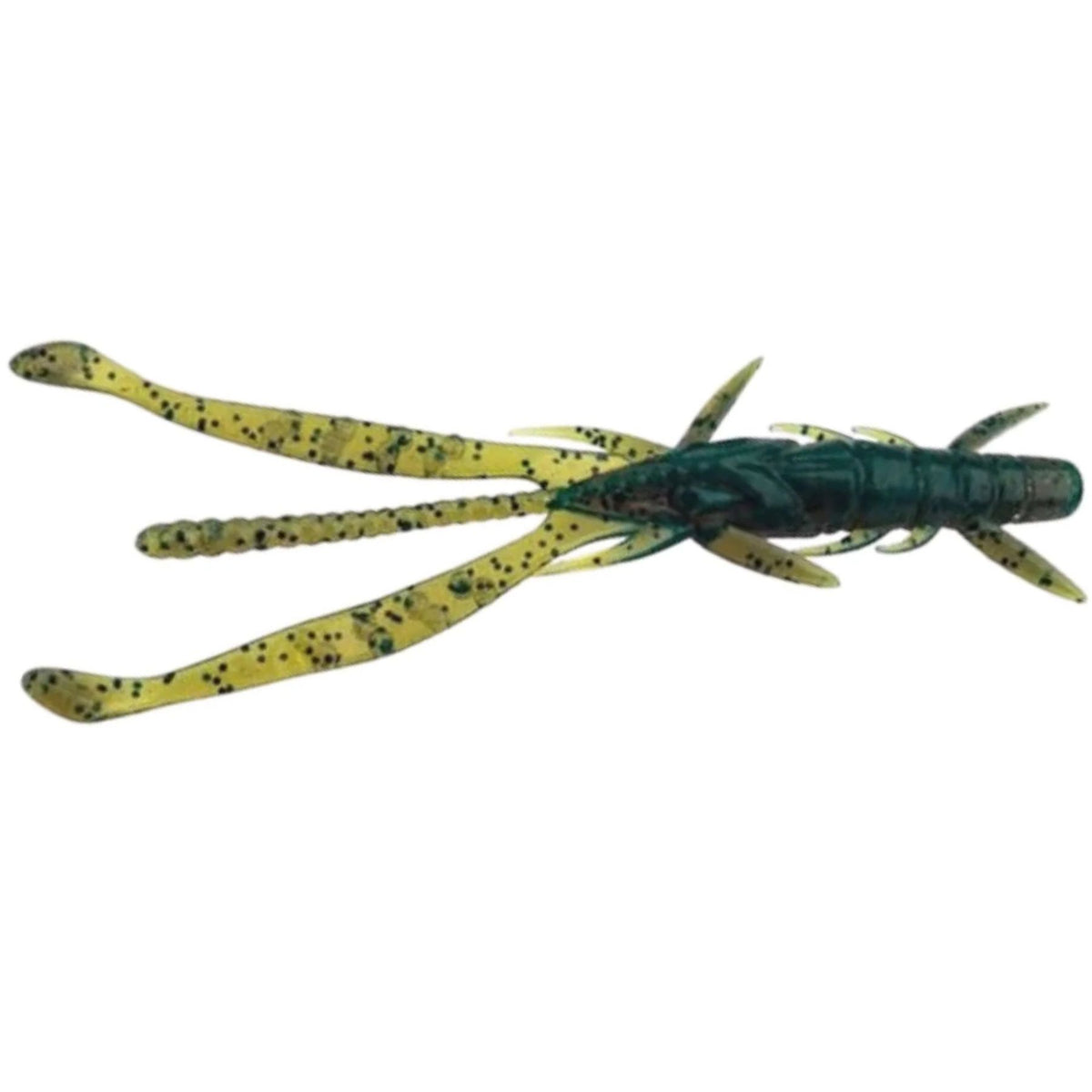 FishUp Shrimp Jigi 3&quot; 9kpl | Motor Oil Pepper