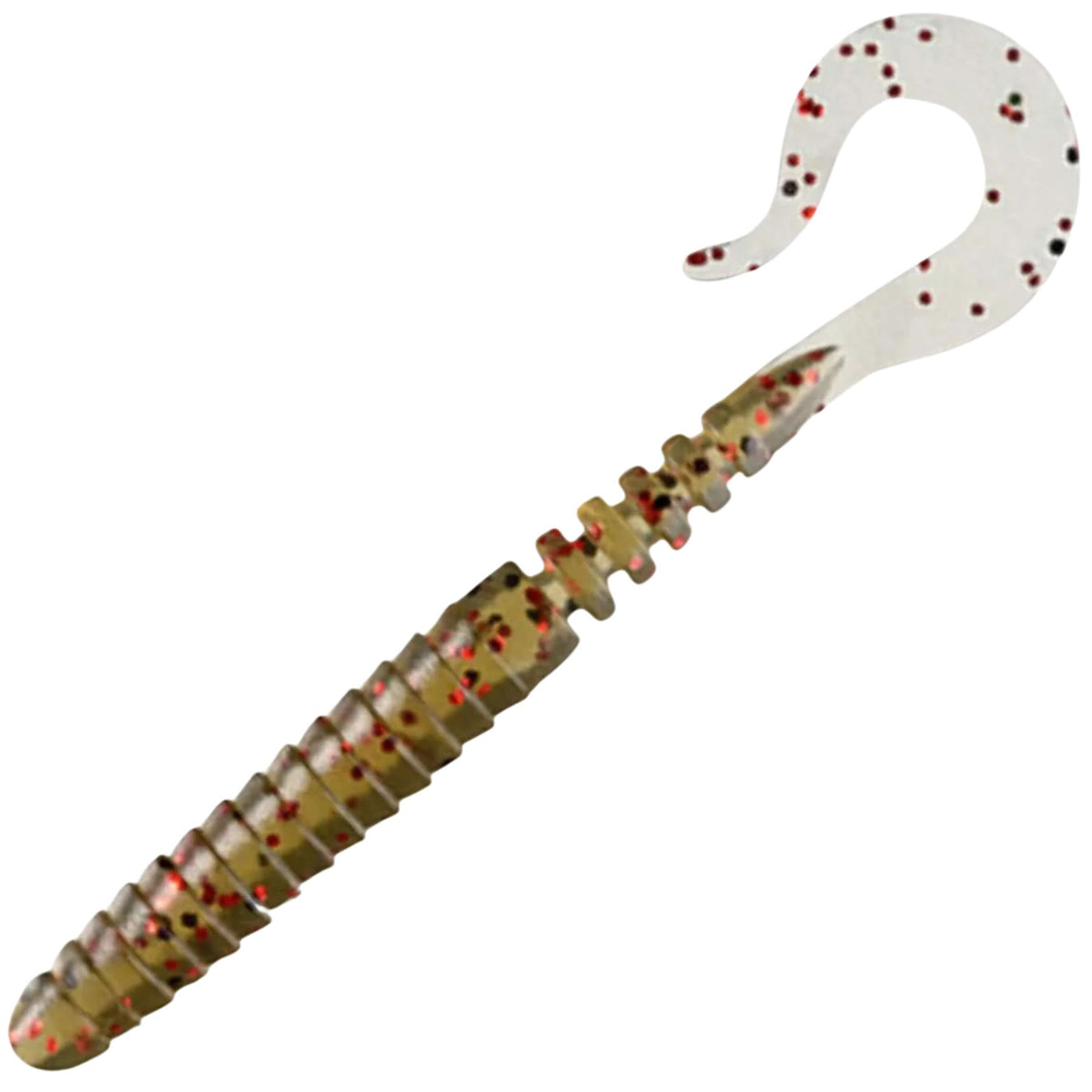 FishUp Vipo Jigi 2.8" 9kpl | Green Pumpkin/Red & Black