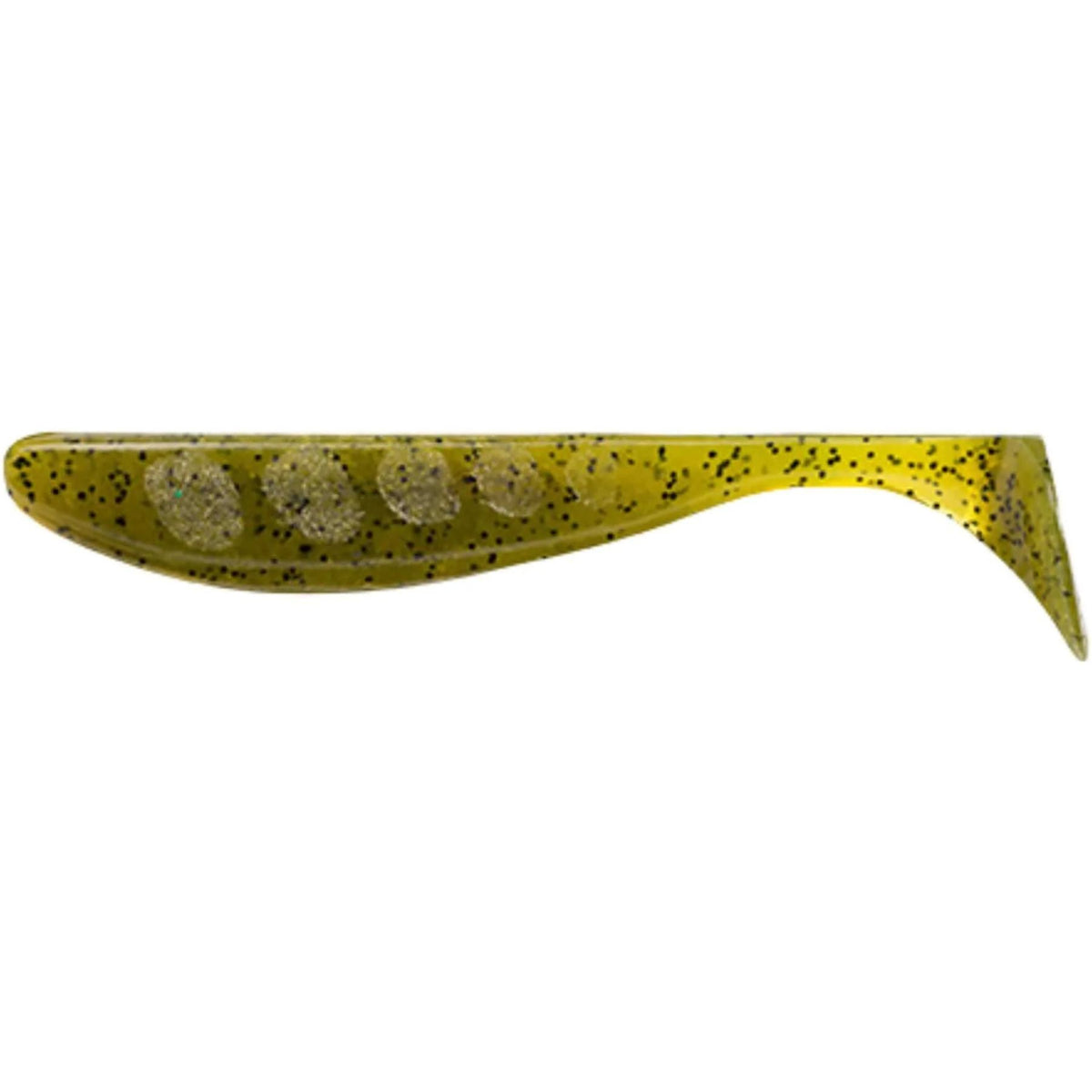 FishUp Wizzle Shad Jigi 2&quot; 10kpl | Green Pumpkin Seed