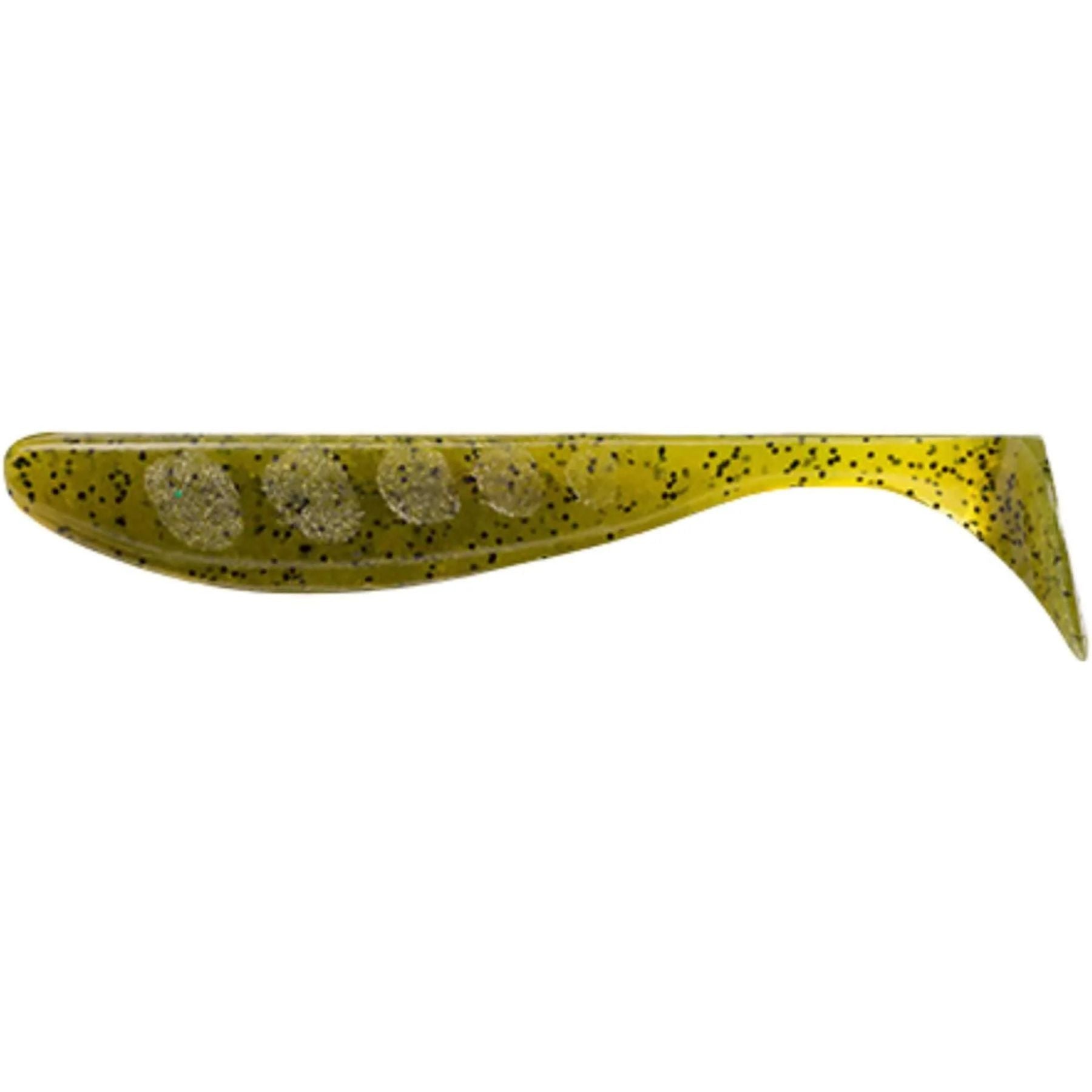 FishUp Wizzle Shad Jigi 2" 10kpl | Green Pumpkin Seed