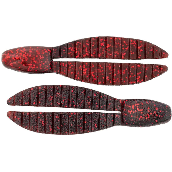 Keitech Flex Chunk Large Jigi 4" 5kpl | Black Cherry