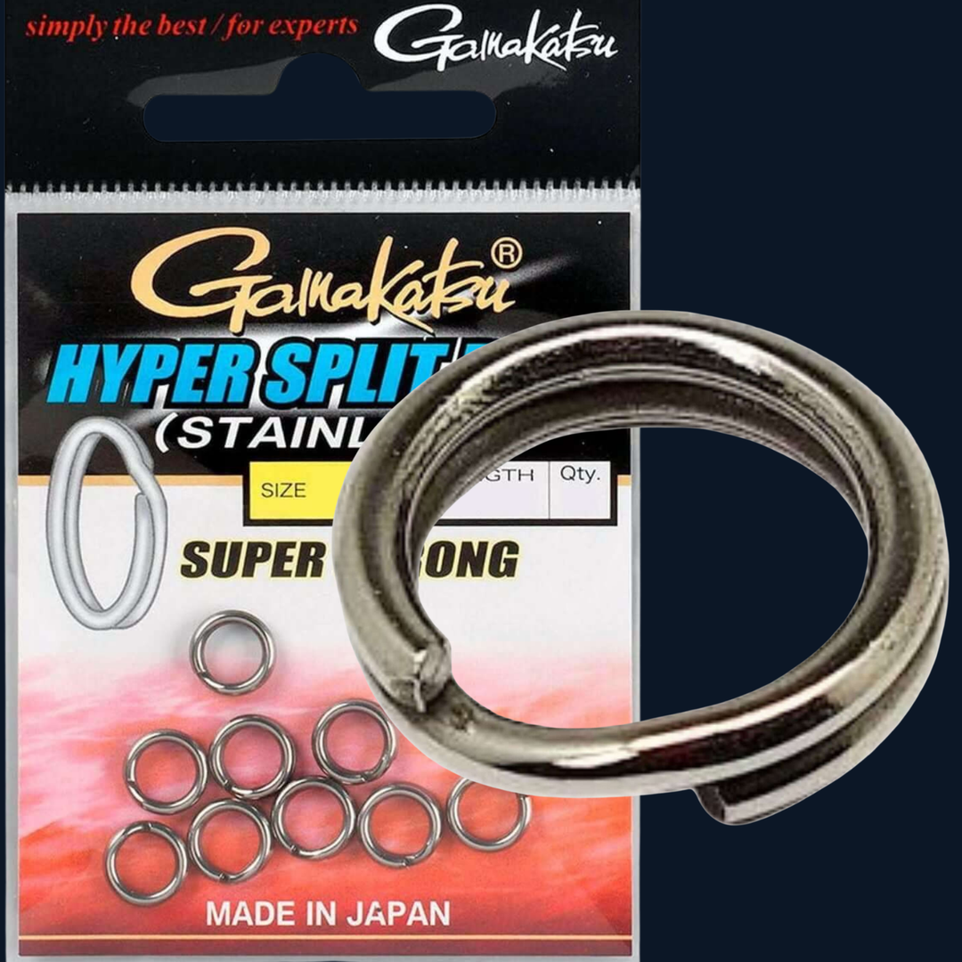 Gamakatsu Hyper Strong Split Ring Uistinrengas