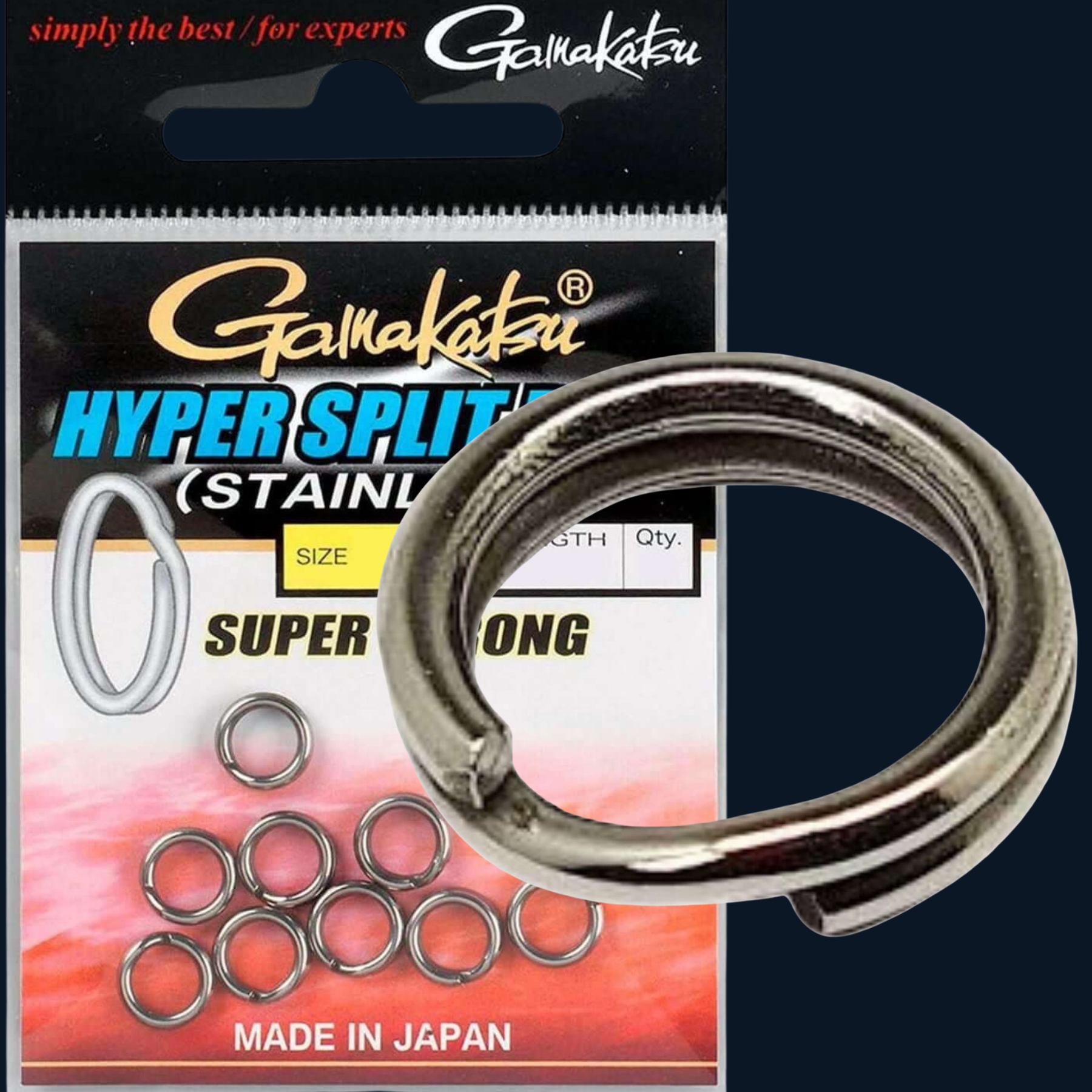 Gamakatsu Hyper Split Ring Uistinrengas