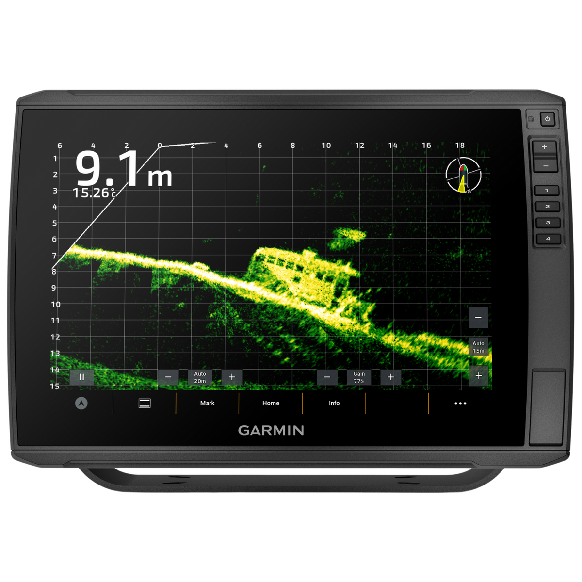 Garmin Echomap Ultra2 122sv Karttaplotteri/Kaikuluotain + GT56 -viistoanturi