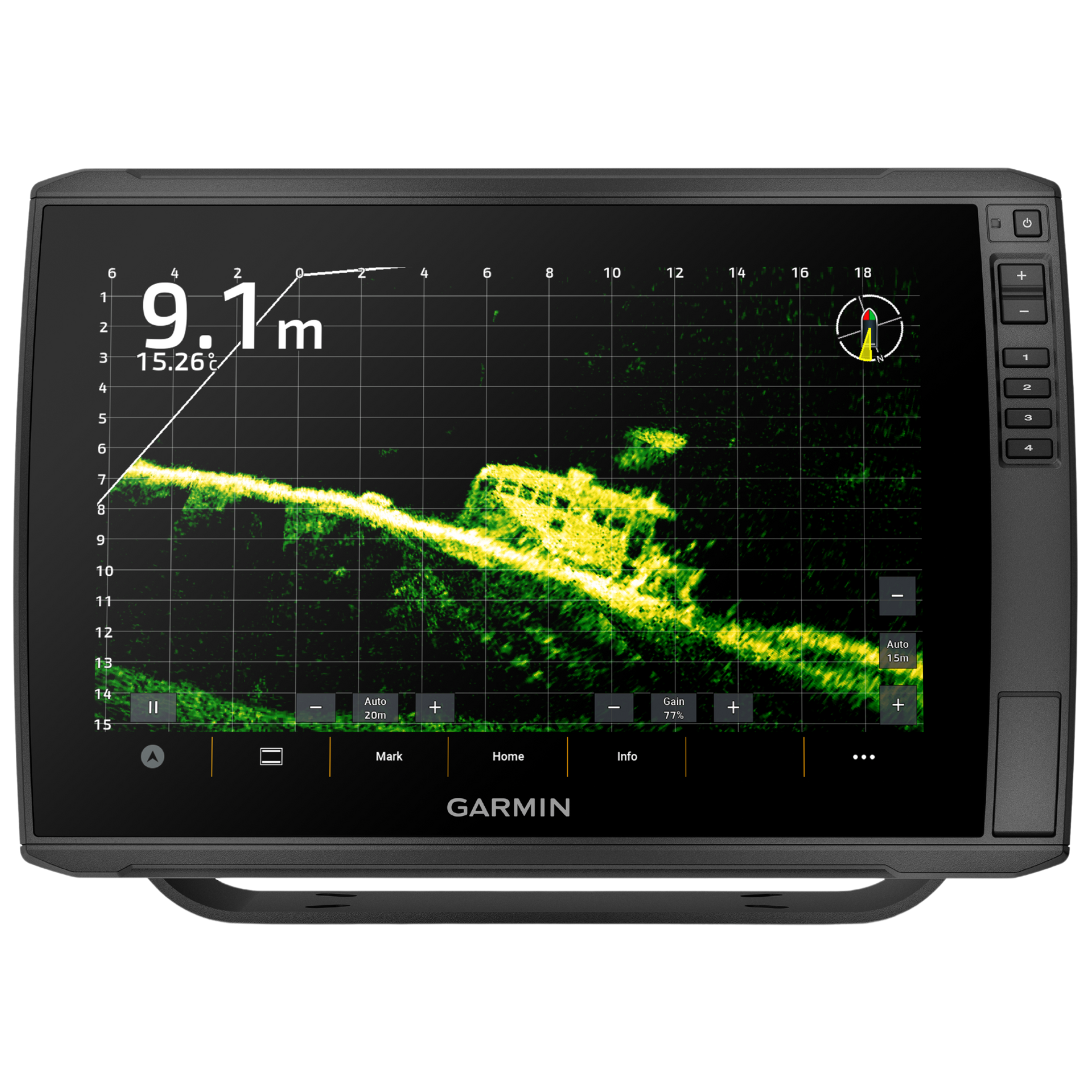 Garmin Echomap Ultra2 122sv Karttaplotteri/Kaikuluotain + GT56 -viistoanturi
