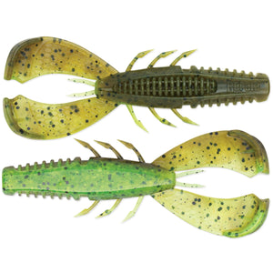 Rapala Crushcity CleanUp Craw Rapujigi 3.5" 2kpl | Green Pumpkin Chartreuse Pepper