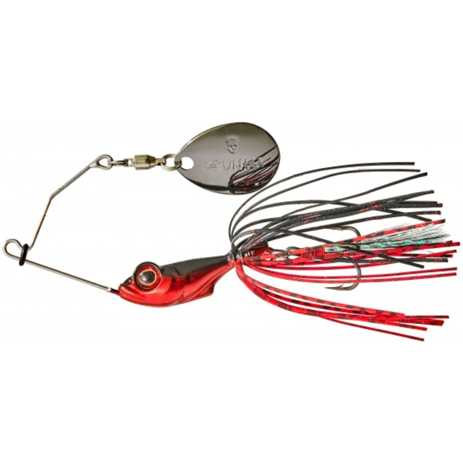 Gunki Alvin Spinnerbait 5,6g | Black & Red