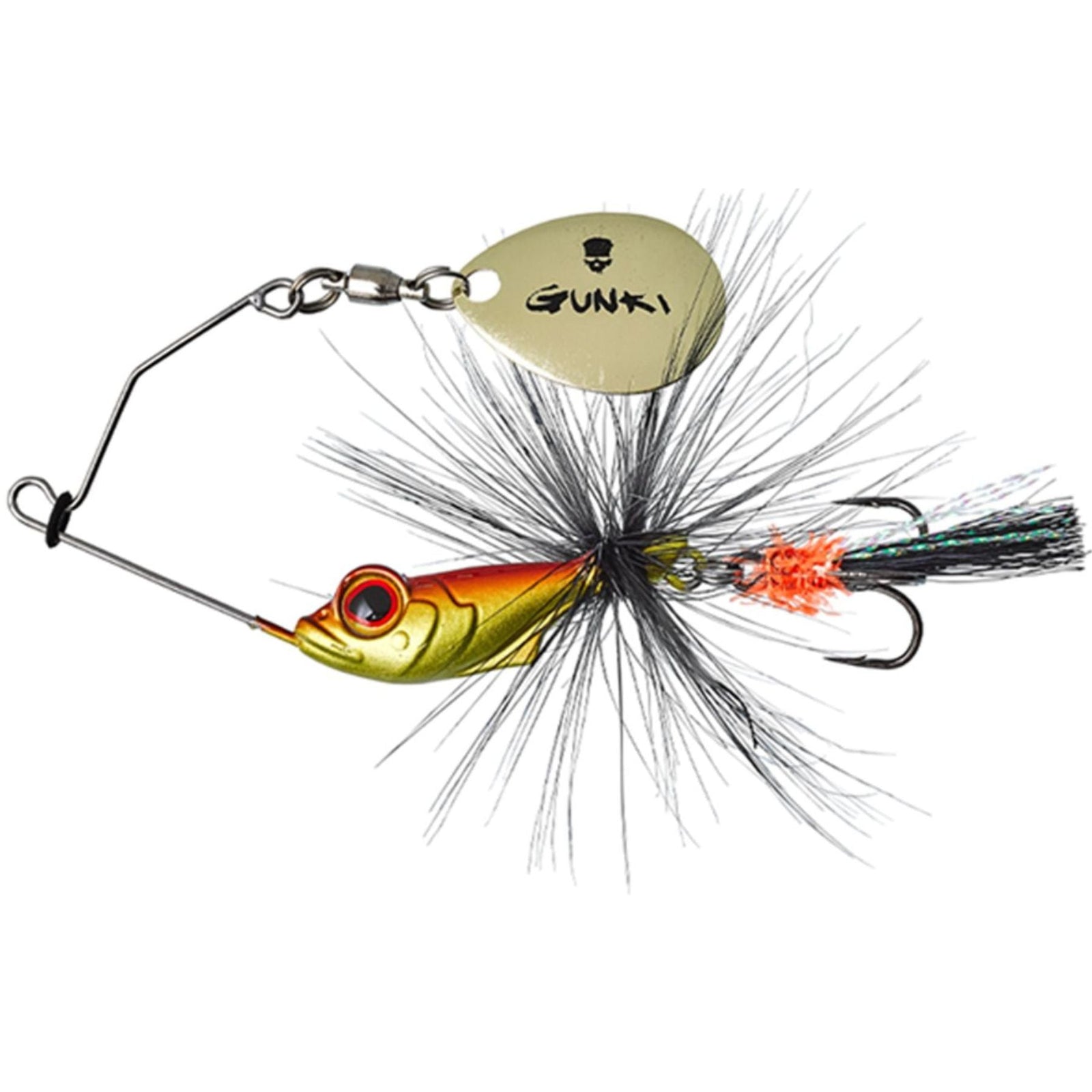 Gunki Alvin Fly Spinnerbait 5.6g | Golden Red
