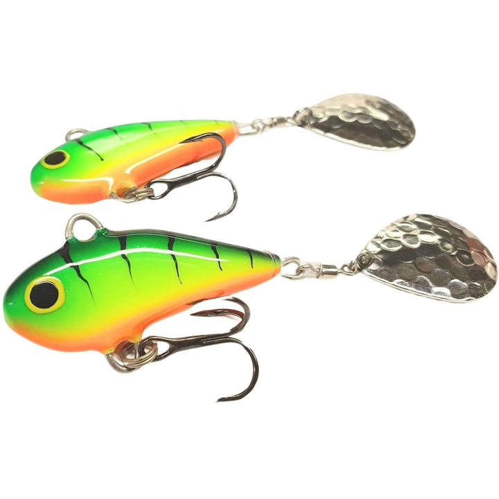 Halme Spintail 35mm 13g 041 Firetiger, kaksi viehettä sivulta