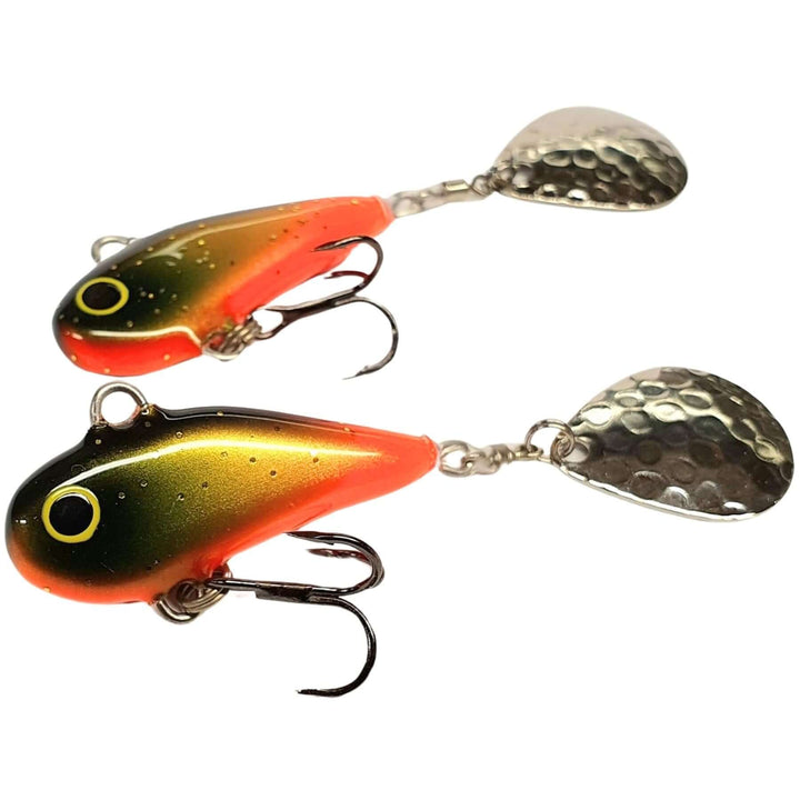 Halme Spintail 35mm 13g 048 Ronksu, kaksi viehettä sivulta