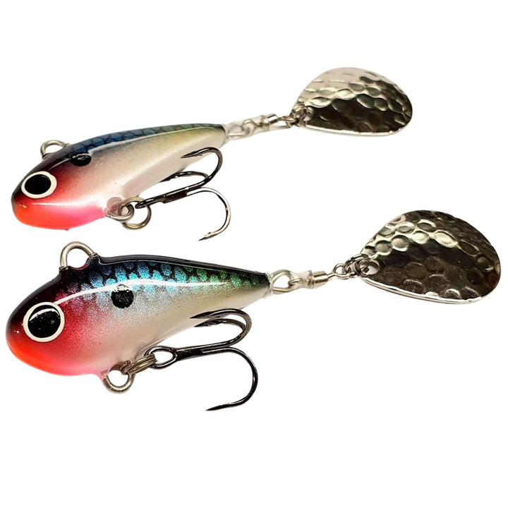Halme Spintail 35mm 13g 050 Spektro, kaksi viehettä sivulta