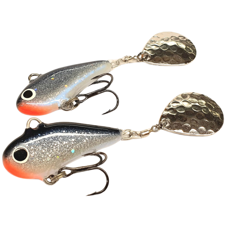 Halme Spintail 35mm 13g 006 Muikku, kaksi viehettä sivulta