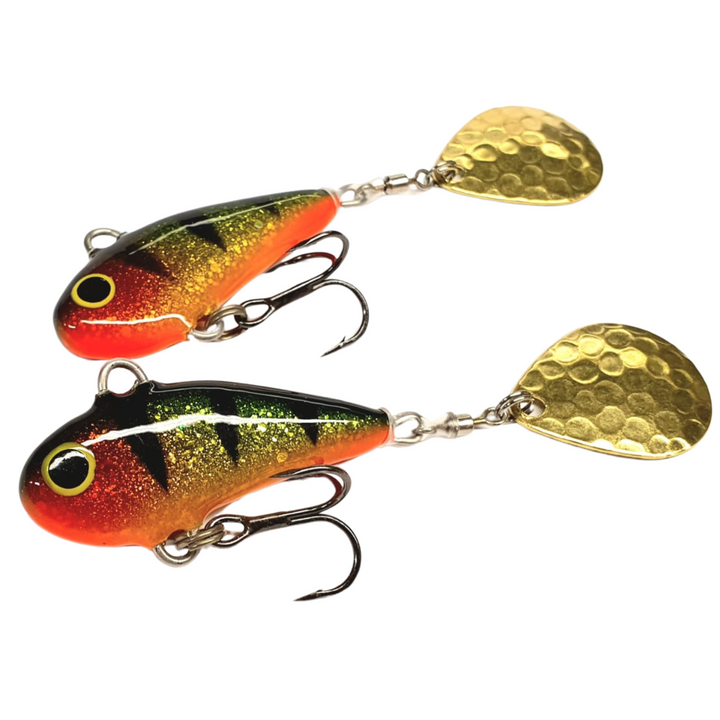 Halme Spintail 35mm 13g 012 Ahven, kaksi viehettä sivulta