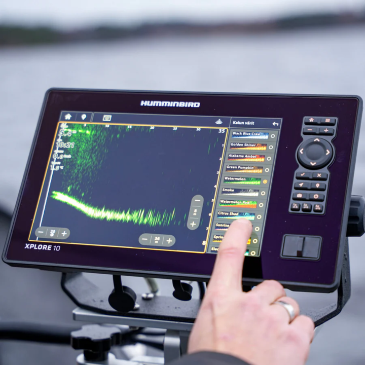 Humminbird Mega Live 2 -livekaikuanturi + Xplore 12" CMSI+ kaikuluotain viistoanturilla