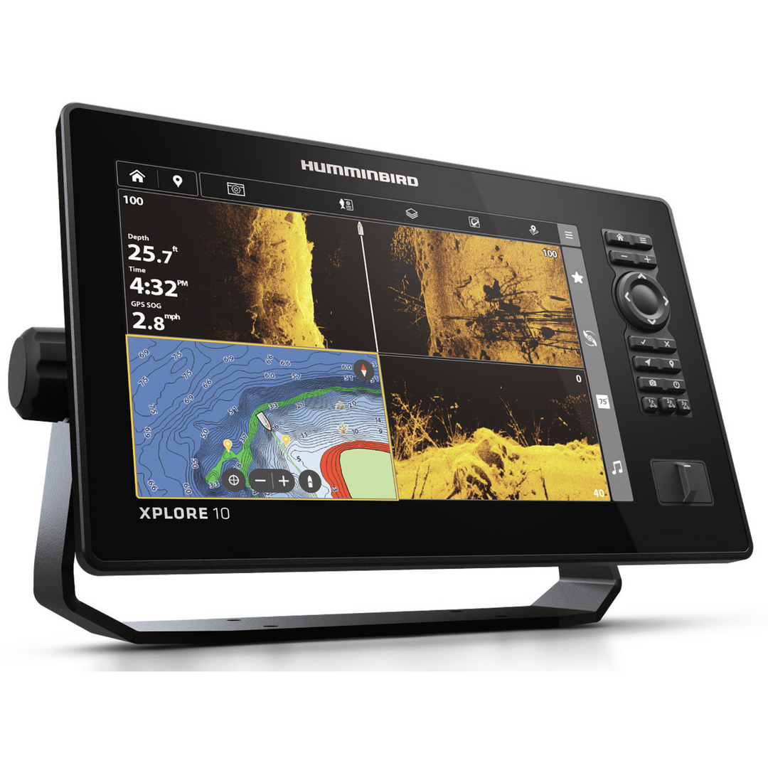 Humminbird XPLORE 10 Kaikuluotain ja Karttaplotteri + CMSI+ -viistoanturi
