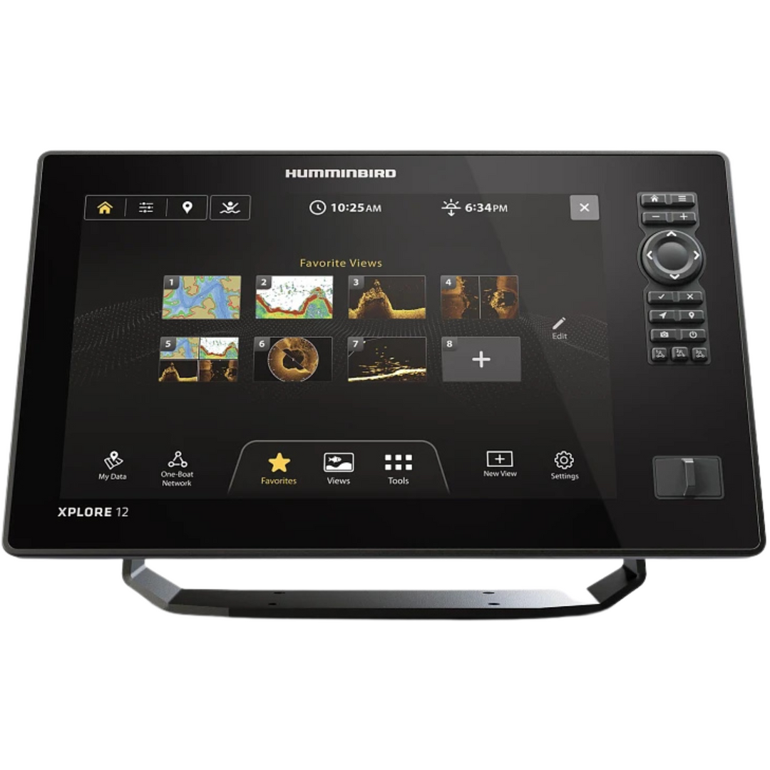 Humminbird Xplore 12 Karttaplotteri/Kaikuluotain + CMSI+ -viistoanturi