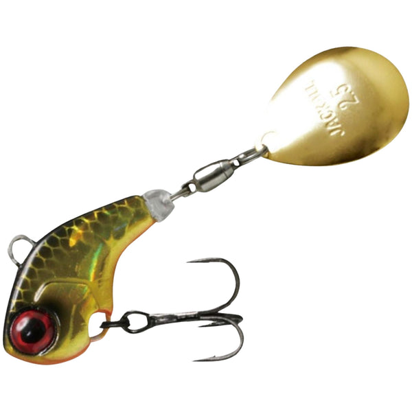 Jackall Deracoup Spintail 10.5g | Lit HL Gold&Black
