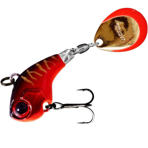 Jackall Deracoup Spintail 14g | HL Red Tiger