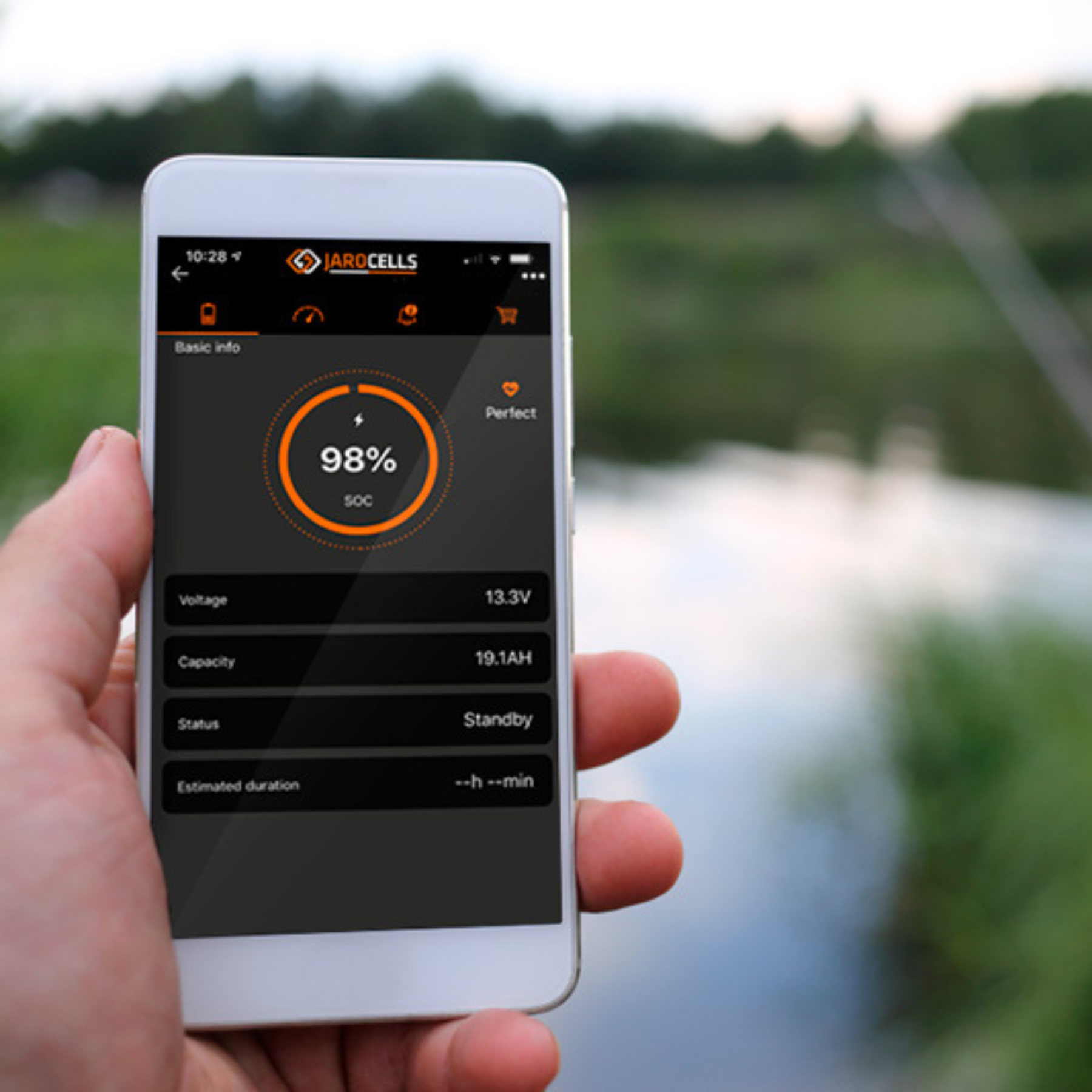 Jarocells Litiumakku 12V 90Ah BT LiFePO4