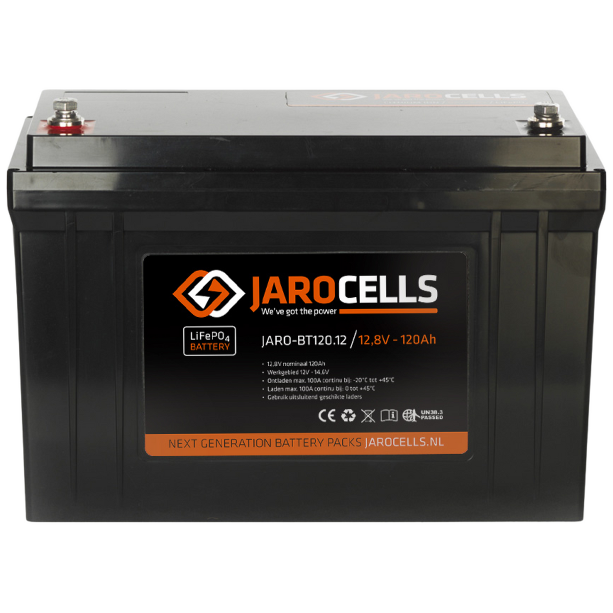 Jarocells Litiumakku 12V 90Ah BT LiFePO4