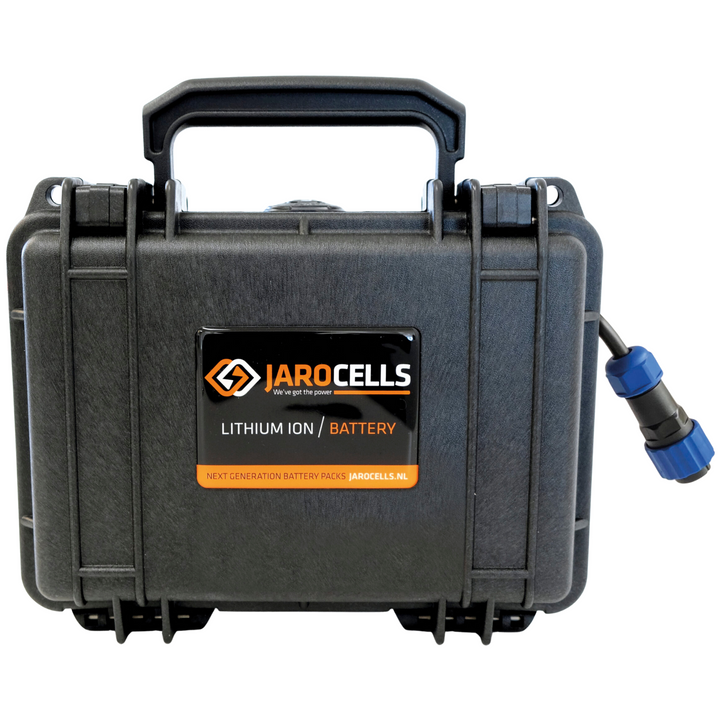 Jarocells Mini Li-Ion Litiumakku 12V 28Ah BT Kantolaukussa