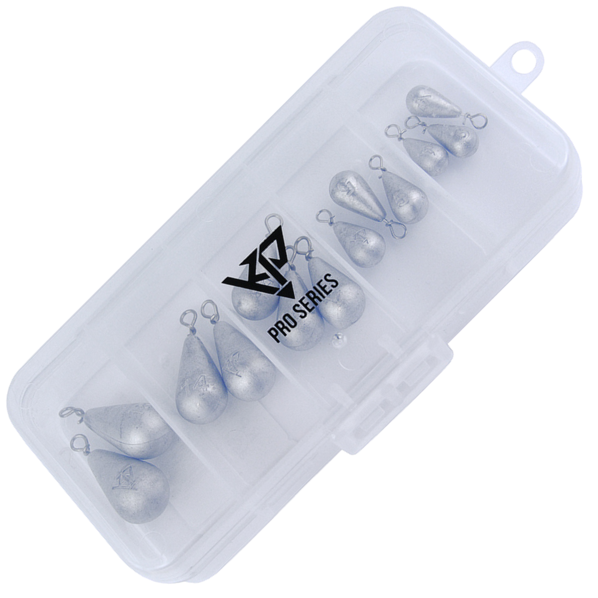 K.P Baits Weight Clip Lisäpainolajitelma 13kpl