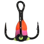 KPF Värikoukku #12 BKK 6062 2kpl | FL.pun-pinkki-musta/fl.kelt iskupiste