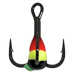 KPF Värikoukku #10 BKK 6062 2kpl | Puna-kelta-musta/vihreä-valkoinen iskupiste