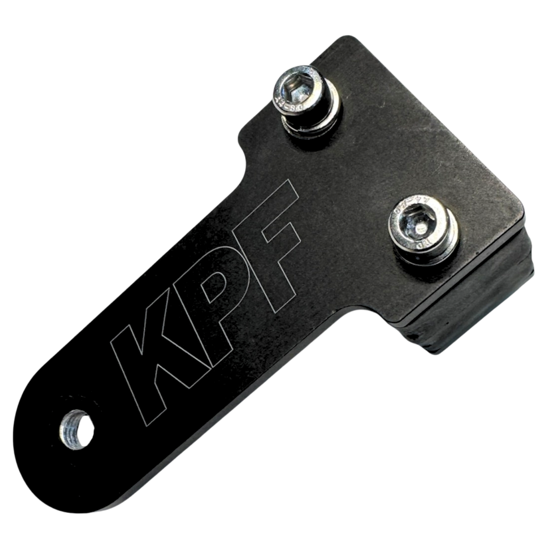 KPF Liveanturikiinnike 0° kulma – eloksoitu alumiini | 21,3 mm putkelle-3