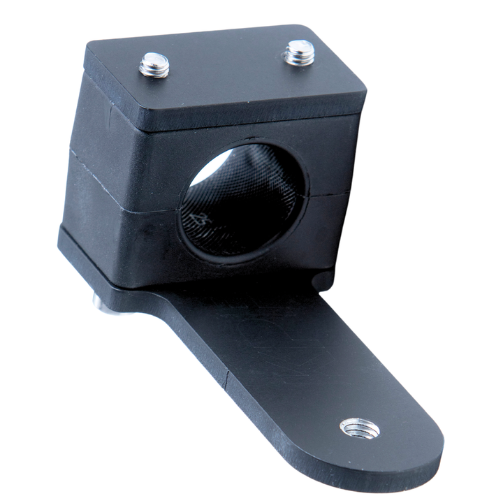 KPF Liveanturikiinnike 0° kulma – eloksoitu alumiini | 25 mm putkelle