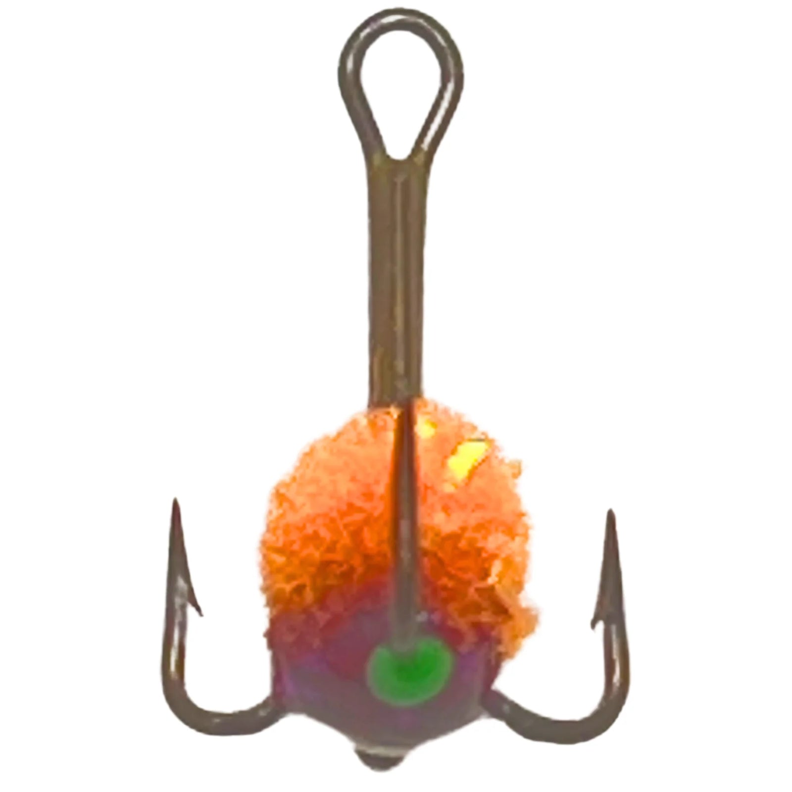 KPF Chenille Värikoukku #14 VMC 9619 1kpl | Oranssi-violetti/vihreä-valkoinen iskupiste