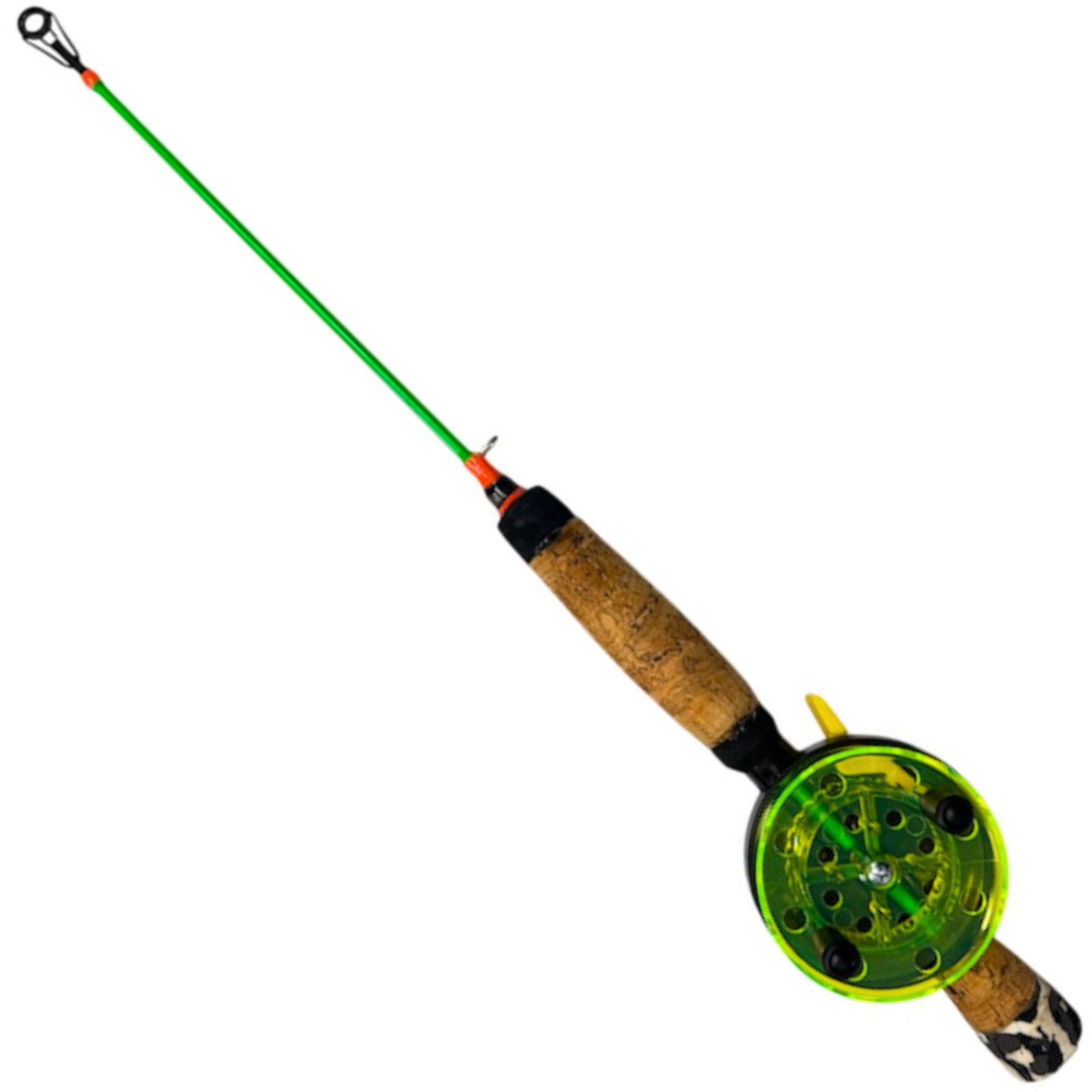 Kirpunvapa Käännetty Delfin 70mm 47cm Pilkkivapa vaakapuola | Jäykkä - FL.Vihreä