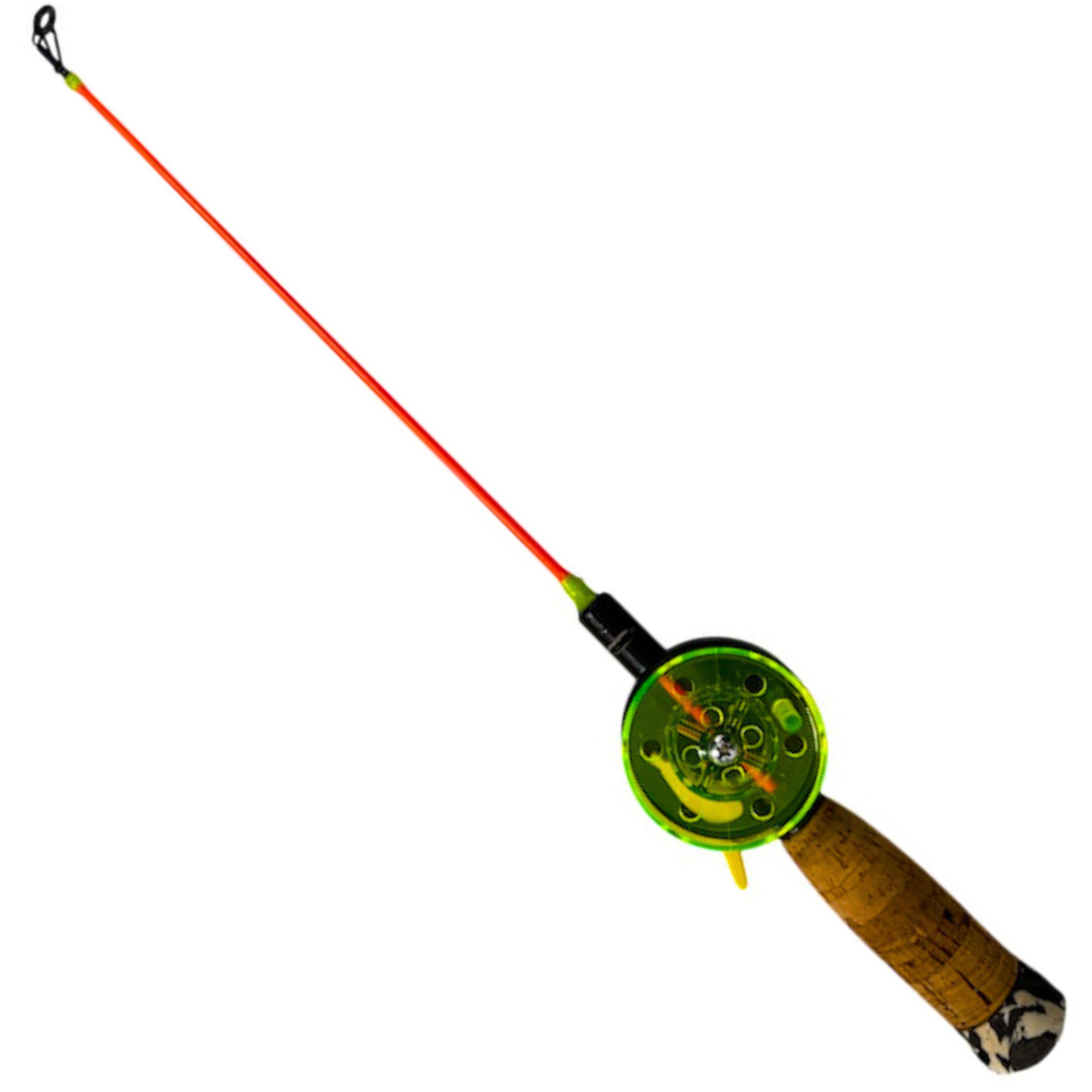 Kirpunvapa Modattu Delfin 50mm 40cm Pilkkivapa pystypuola | Notkea - FL. Oranssi