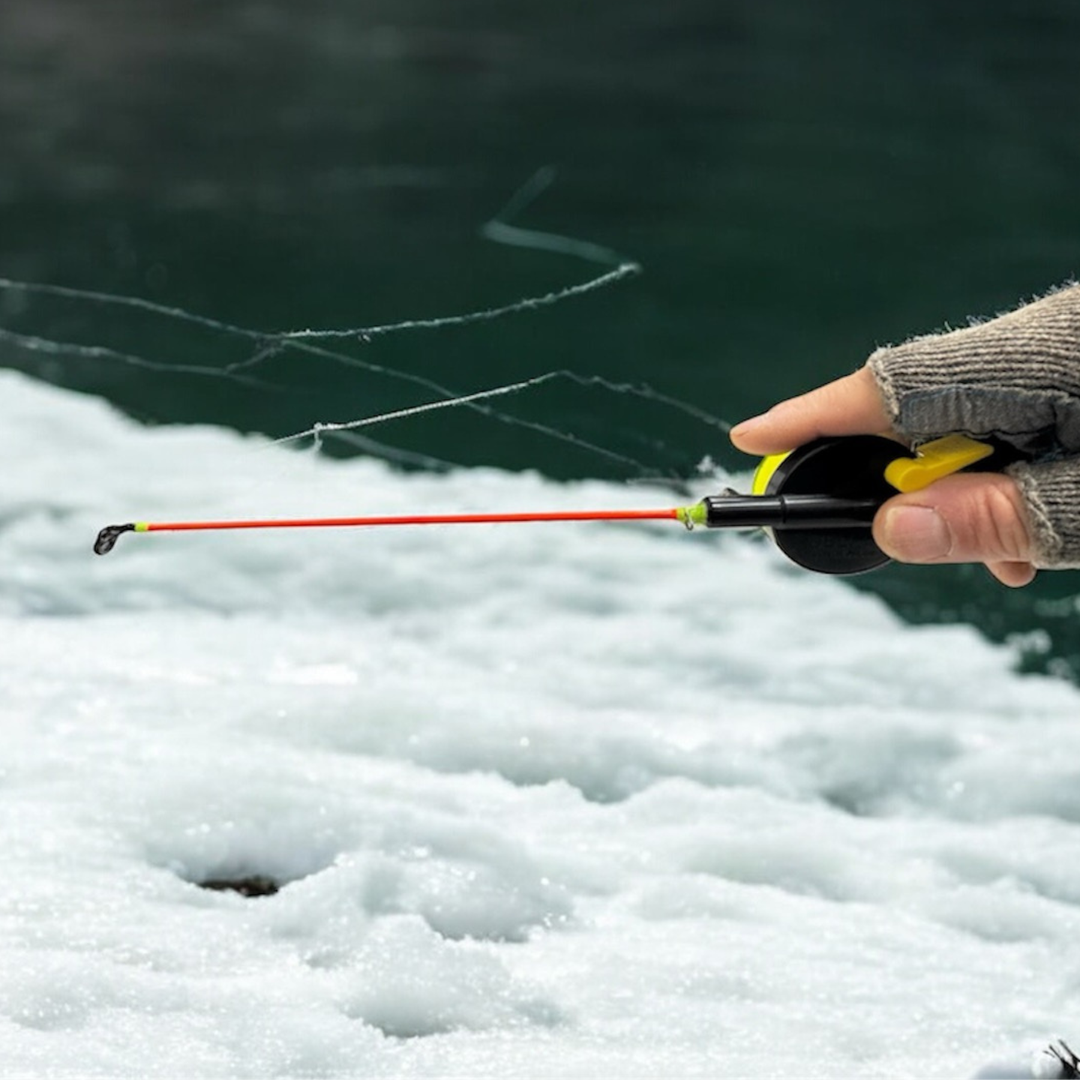 Kirpunvapa Modattu Delfin 50mm 40cm Pilkkivapa pystypuola | Notkea - FL. Oranssi