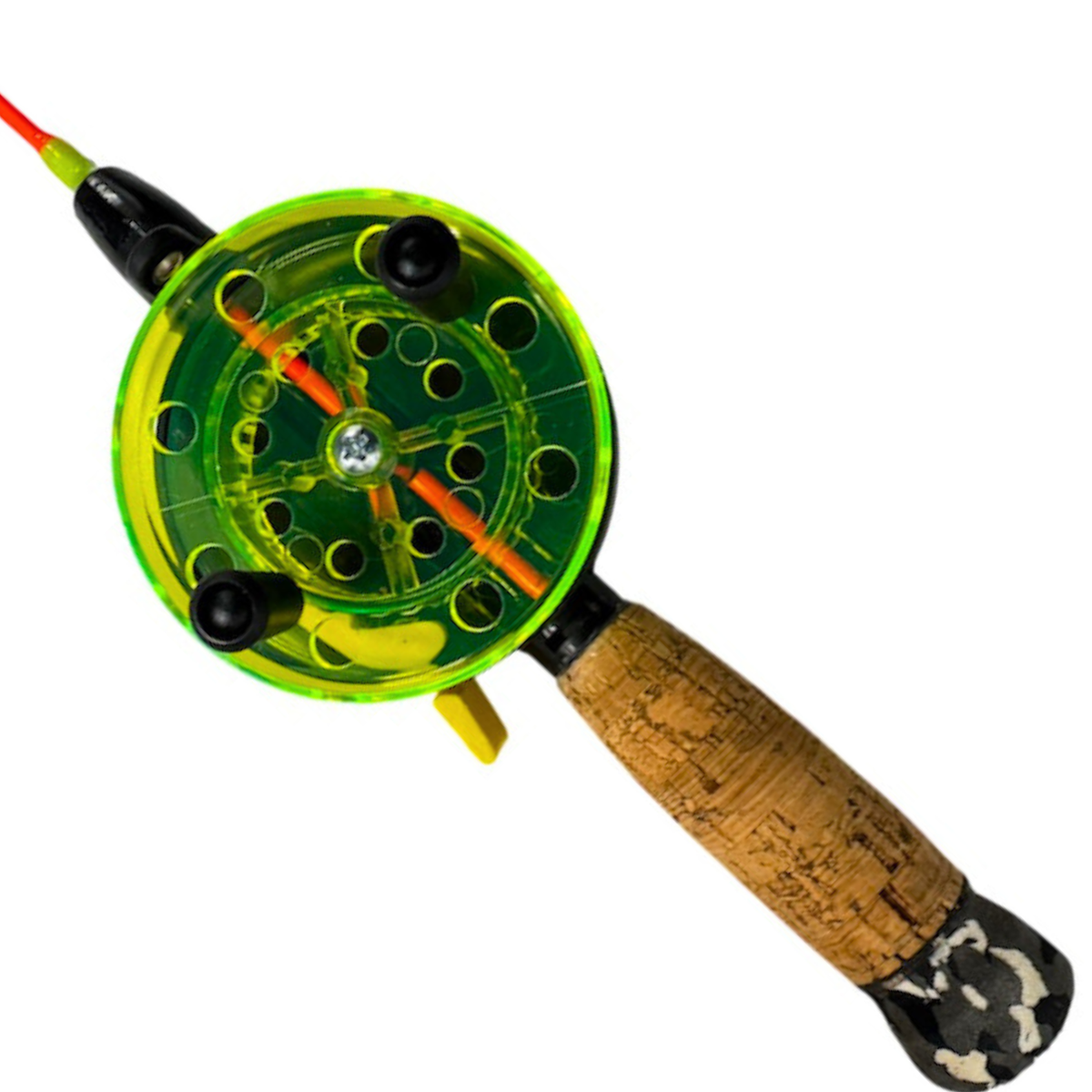 Kirpunvapa Modattu Delfin 70mm 42cm Pilkkivapa pystypuola | Notkea - FL. Oranssi