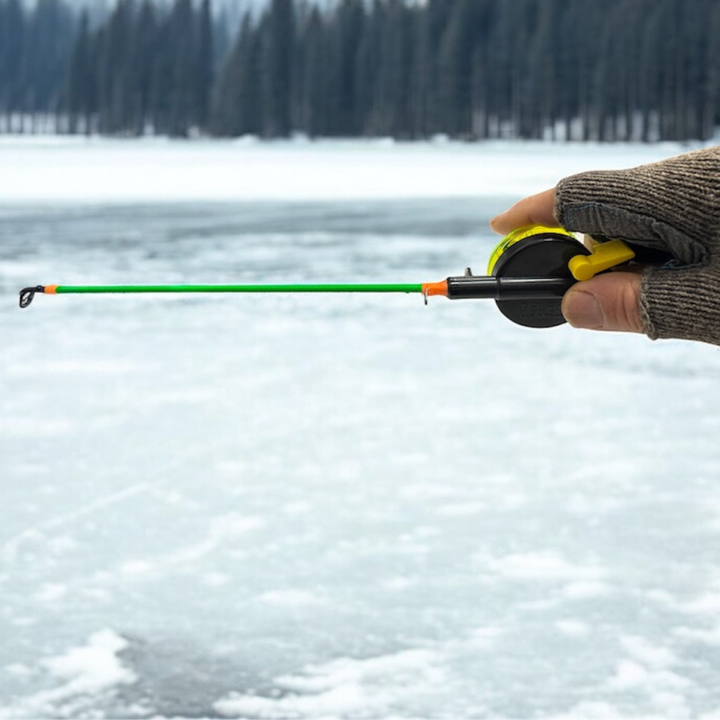 Kirpunvapa Modattu Delfin 50mm 40cm Pilkkivapa pystypuola | Jäykkä - FL.Vihreä