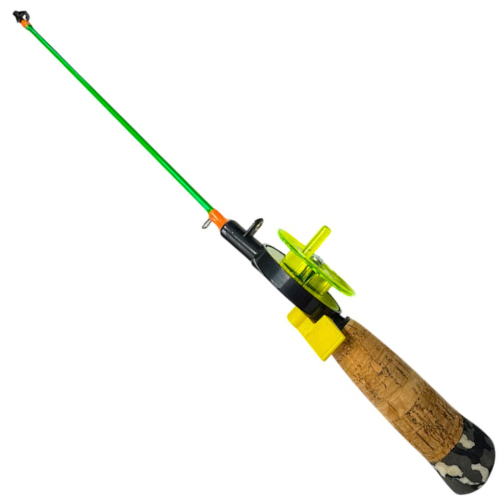 Kirpunvapa Modattu Delfin 50mm 40cm Pilkkivapa pystypuola | Jäykkä - FL.Vihreä