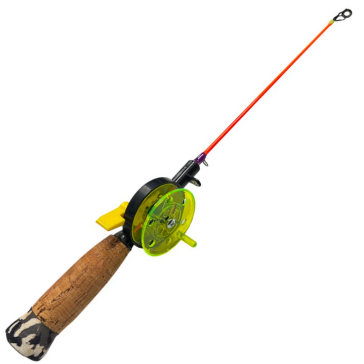 Kirpunvapa Modattu Delfin 50mm 40cm Pilkkivapa vaakapuola | Notkea - FL. Oranssi