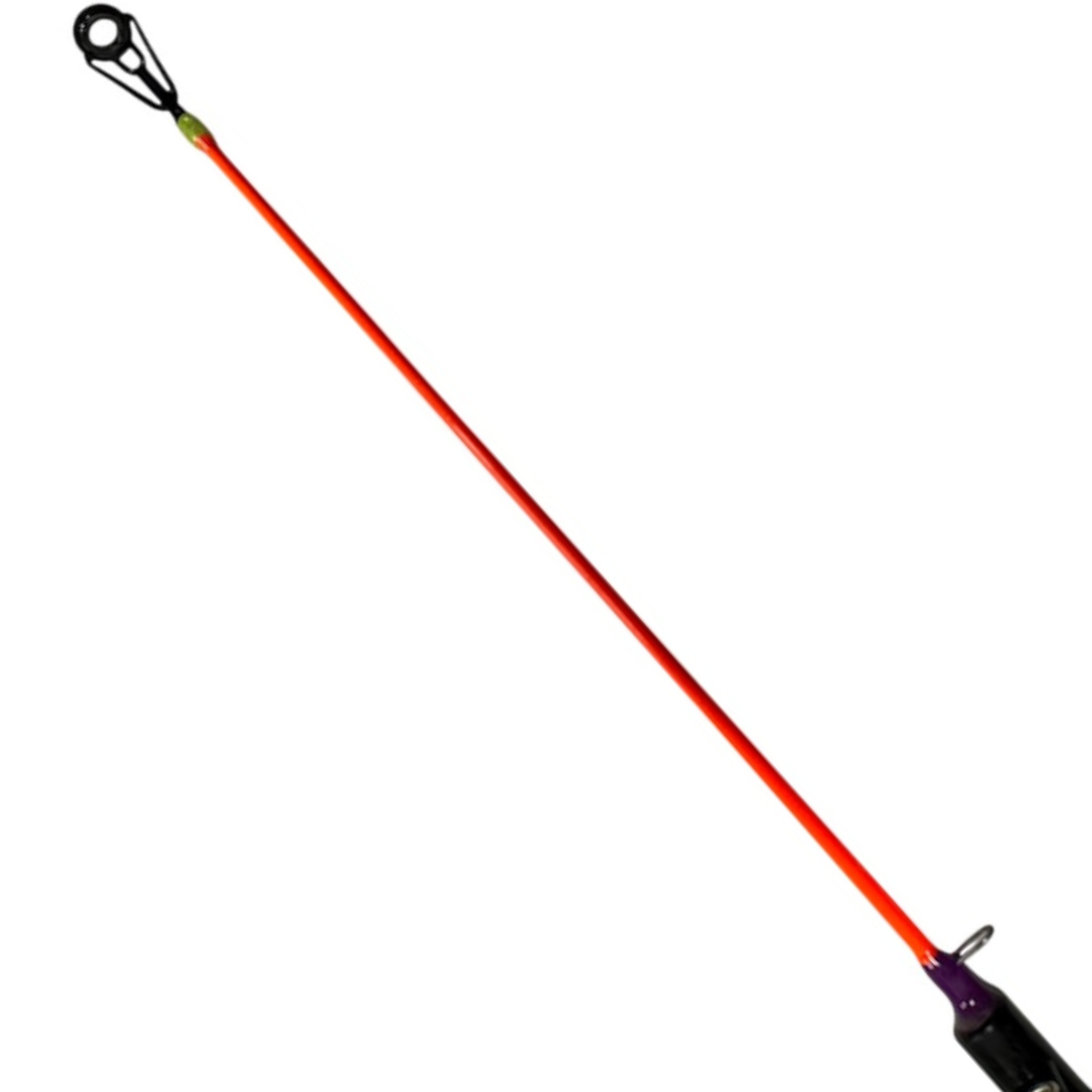 Kirpunvapa Modattu Delfin 50mm 40cm Pilkkivapa vaakapuola | Notkea - FL. Oranssi