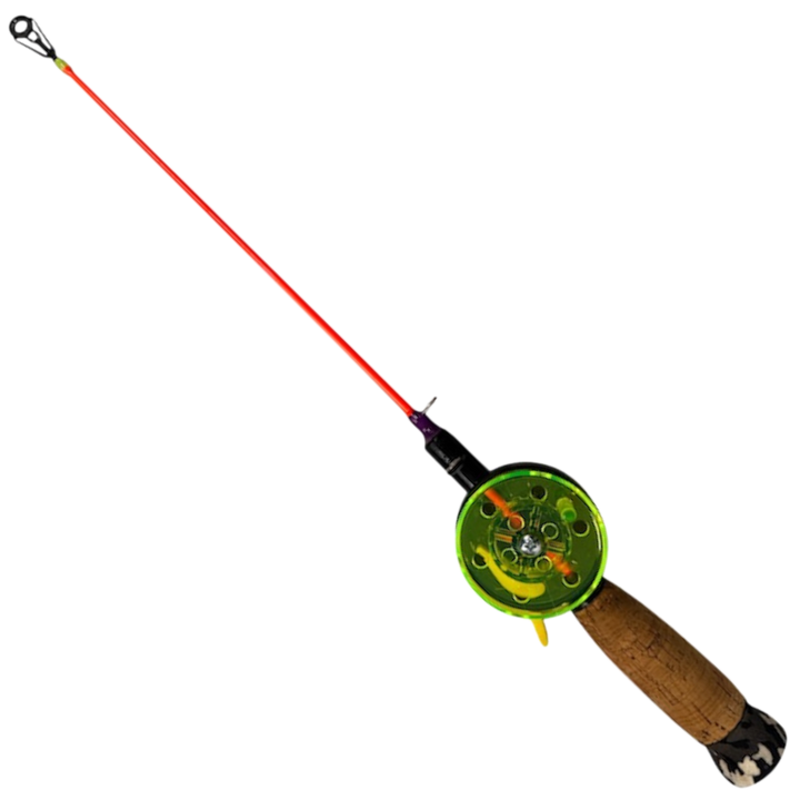 Kirpunvapa Modattu Delfin 50mm 40cm Pilkkivapa vaakapuola | Notkea - FL. Oranssi