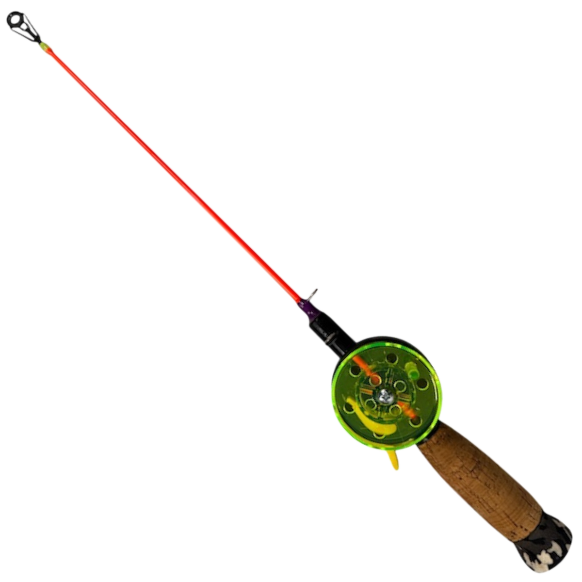 Kirpunvapa Modattu Delfin 50mm 40cm Pilkkivapa vaakapuola | Notkea - FL. Oranssi