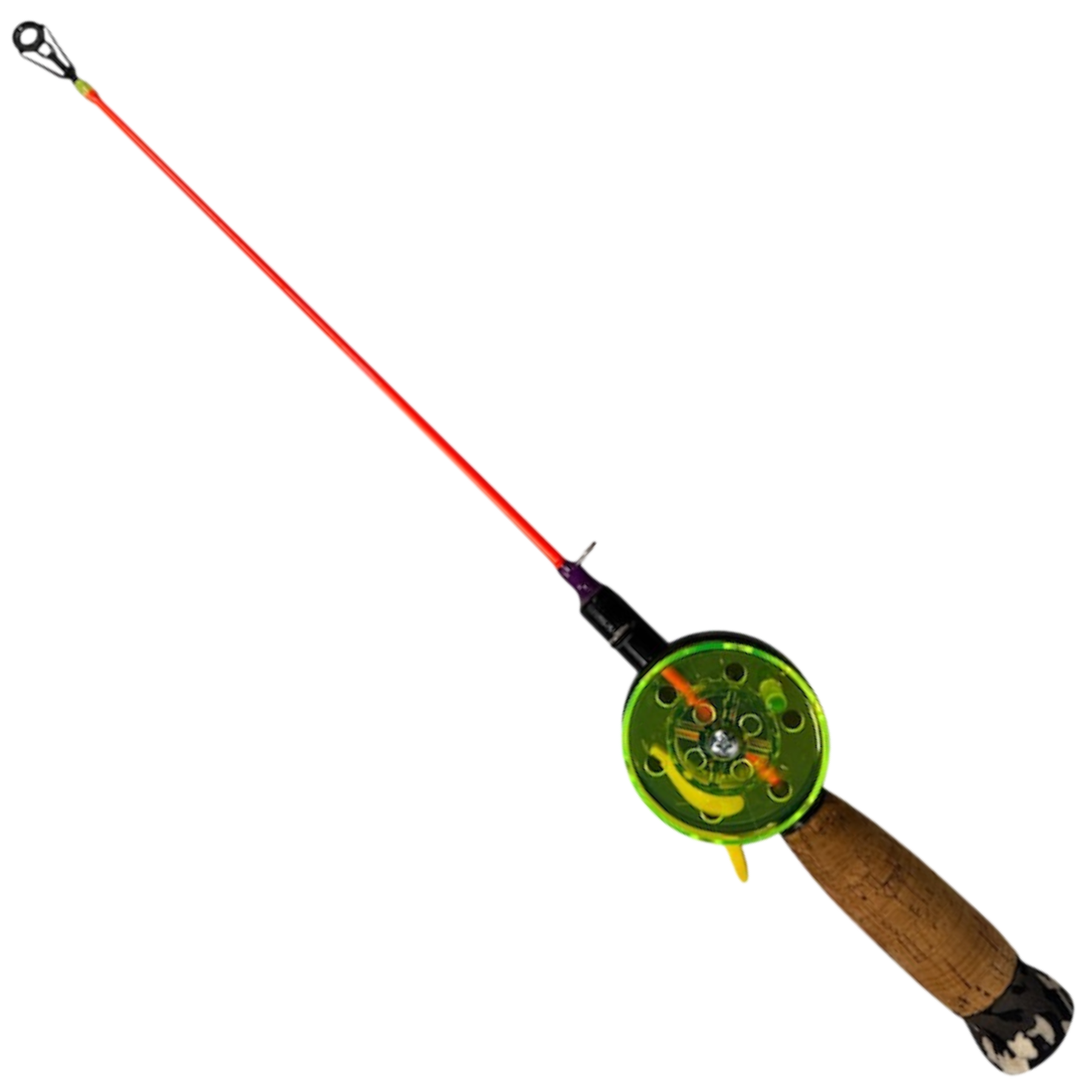 Kirpunvapa Modattu Delfin 50mm 40cm Pilkkivapa vaakapuola | Notkea - FL. Oranssi