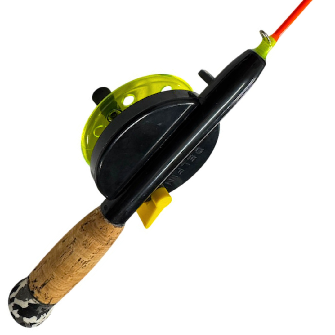 Kirpunvapa Modattu Delfin 70mm 42cm Pilkkivapa vaakapuola | Notkea - FL. Oranssi