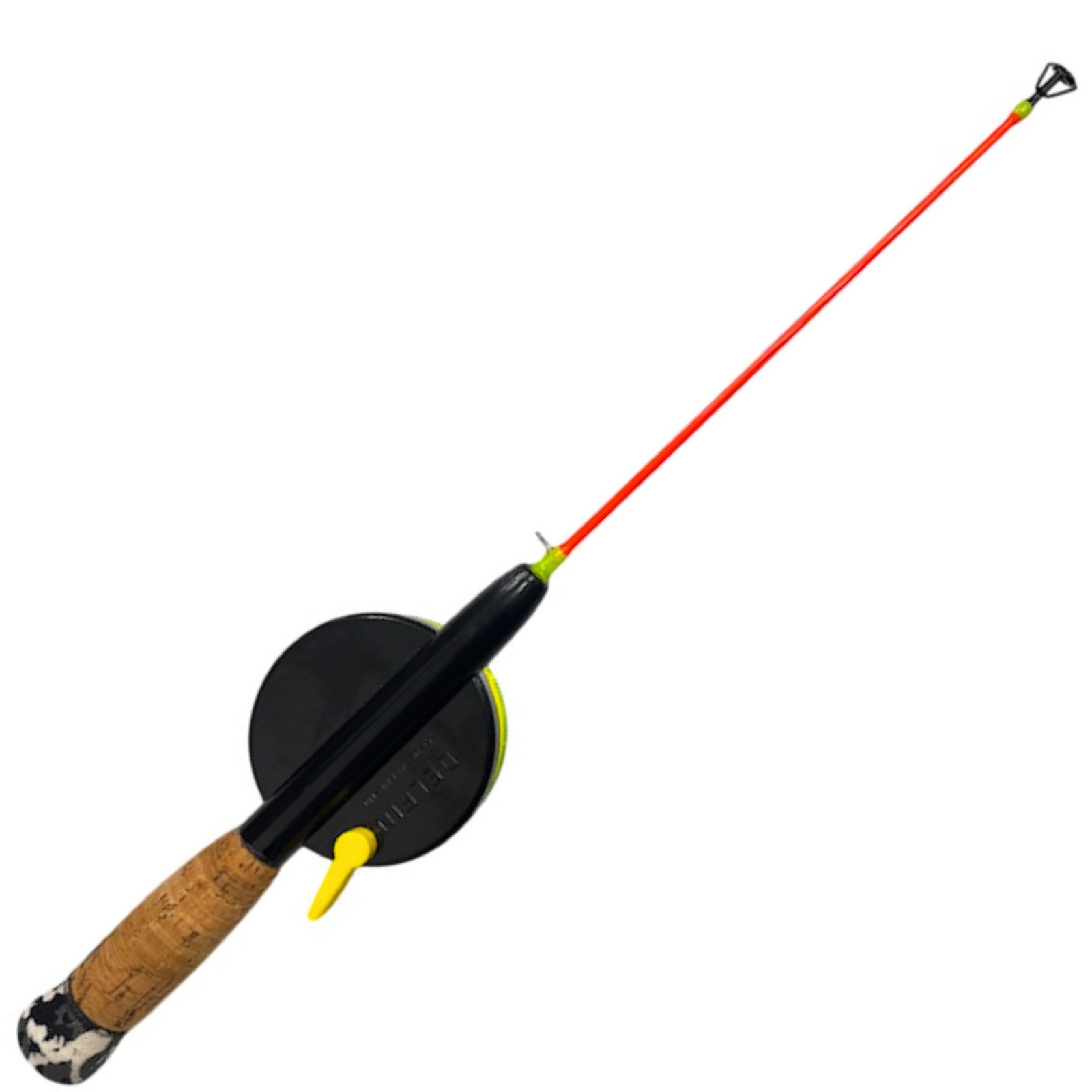 Kirpunvapa Modattu Delfin 70mm 42cm Pilkkivapa vaakapuola | Notkea - FL. Oranssi